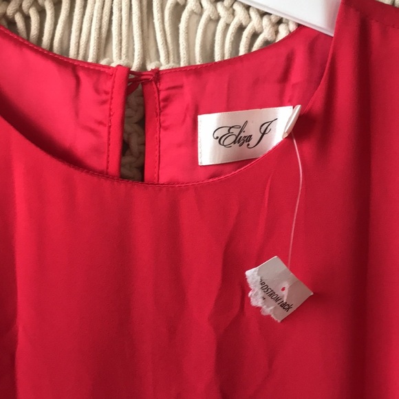 Eliza J size 6 l flared bottom mini dress - Picture 4 of 7